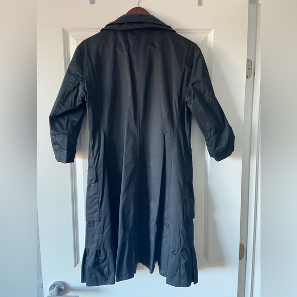 Lightweight Penny Black jacket with ruffle detail - Picture 2 of 4